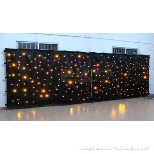 4*6M RGB 3 IN 1 Party Backdrop Decorate Wedding LED Curtain